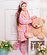 Дитячий Набір Eirena Nadine (625-28) Халатик з чобітками на ріст 128 Рожевий, фото 4