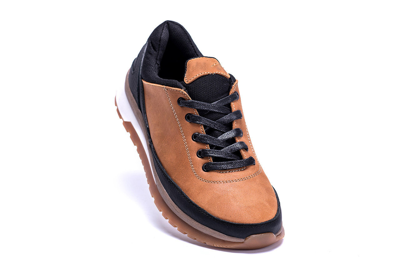 Чоловічі шкіряні кросівки Е-series Classic brown коричневі