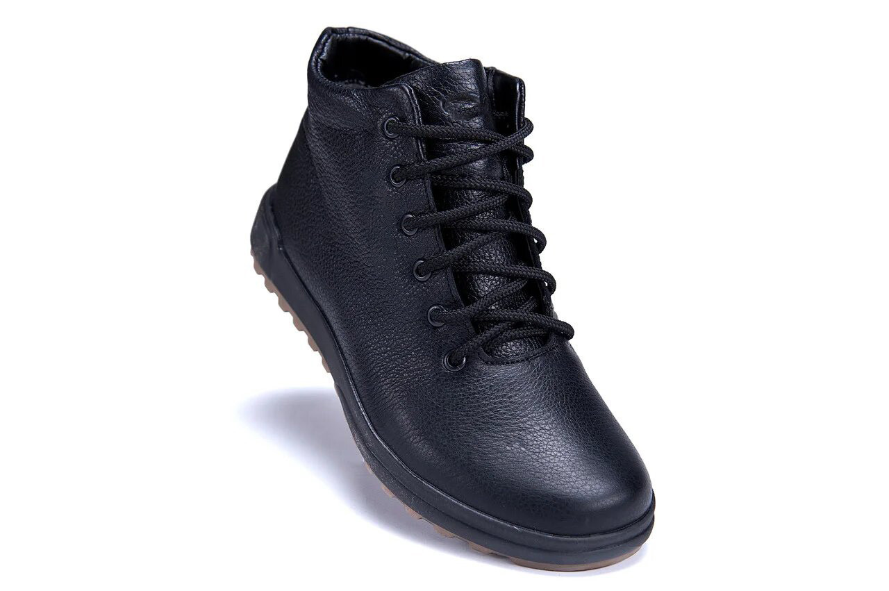 Чоловічі зимові шкіряні черевики Е-series New Line, фото 1