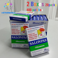 Знеболювальний пластир Салонпас Salonpas 6,5х4,2 20 шт.