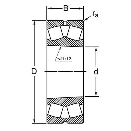 Підшипник 113614 (22314MBКW33) BEL розміри 70*150*51, фото 2