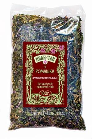 Фіточай Іван-чай + ромашка (протизапальний) , 100г Іван-Чай