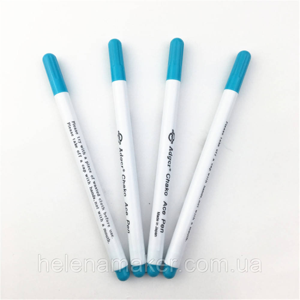 Блакитний маркер для тканини водорозчинний