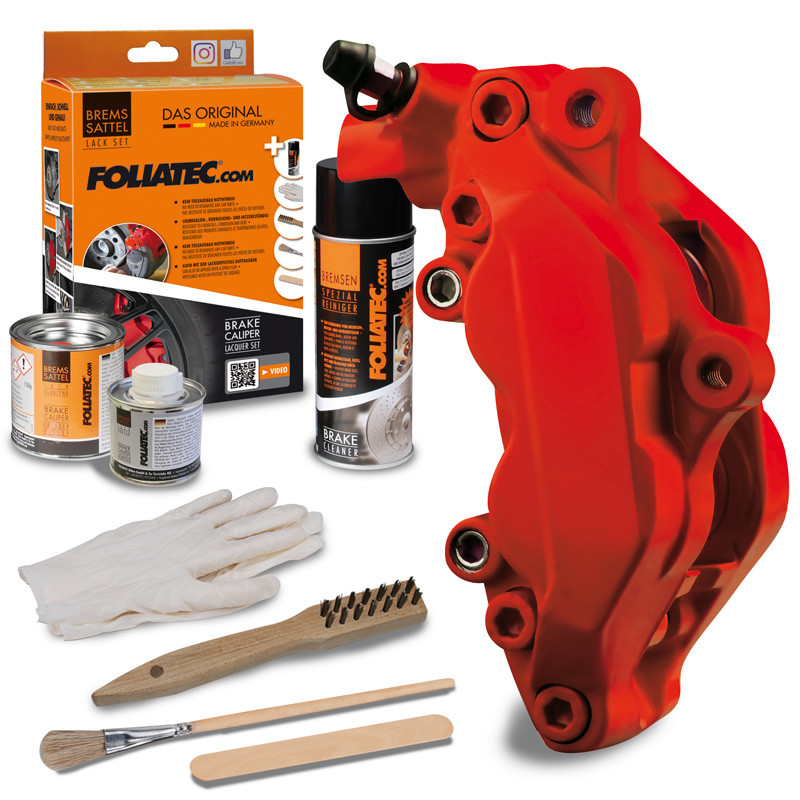 Червоно-матова фарба Foliatec для супортів BRAKE CaliperLacquer red matt 2175