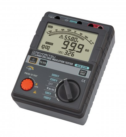 Kyoritsu KEW Model 3126 — Цифровий високовольтний мегамометр (вимірювач опору ізоляції)