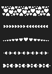 Трафарет "Серця"