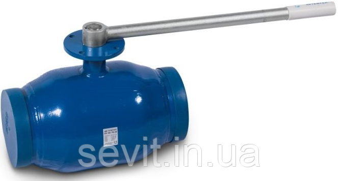 Кран кульовий сталевий стандартнопрохідний під приварку Temper (Естонія) DN125 PN25, арт. 28220125, фото 1