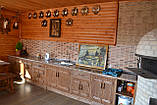 Кухня дерев'яна без верхніх шаф, фото 2