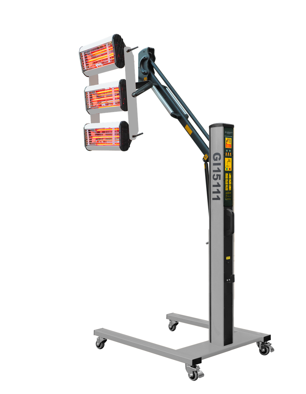 Інфрачервона короткохвильова сушіння (3х1100W,0-99мин, цифровий дисплей) G. I. KRAFT GI15111