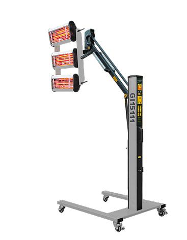 Інфрачервона короткохвильова сушіння (3х1100W,0-99мин, цифровий дисплей) G. I. KRAFT GI15111, фото 1