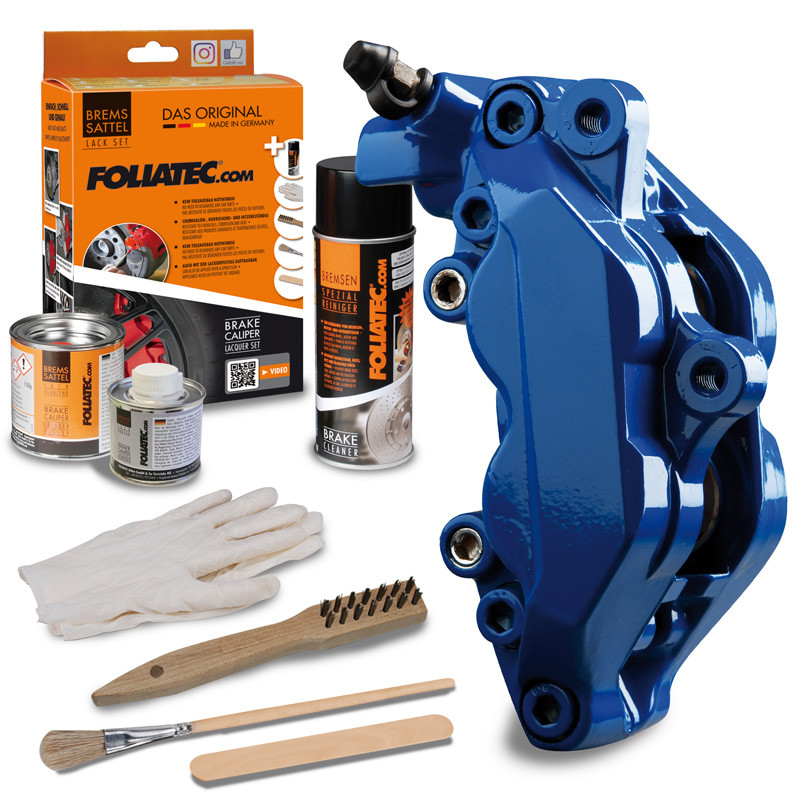 Синя фарба для супортів Foliatec BRAKE CaliperLacquer recing blue 2162