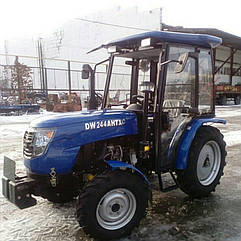 Мінітрактор із кабіною DW 244 AHTXC (ГУР, 4×4, 24 к.с)