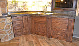 Кухня під старовину з натурального дерева, фото 3