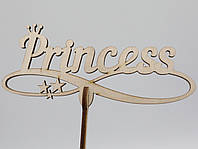 Топер Princess. 14,5 х 15 см. 5шт/уп.