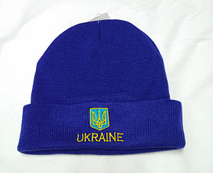 "Шапка Ukraine", синя