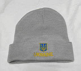 "Шапка Ukraine", сіра