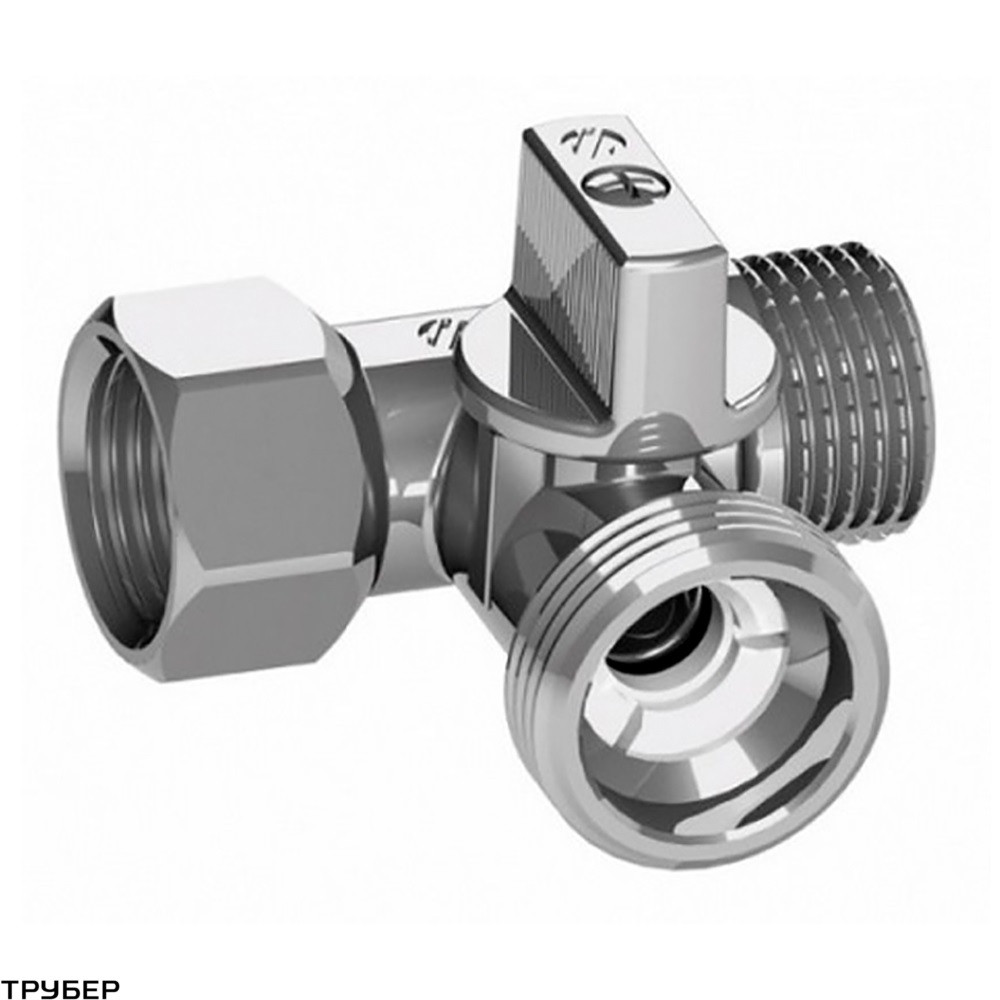 3-х прохідний кульовий кран 3/4x1/2x1/2 н/в/н ARCO