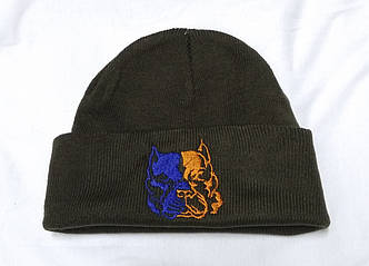 Шапка "Патріотичний пес", олива
