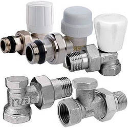 Крани для підключення радіаторів