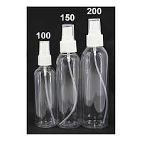 Тара Пляшка - спрей 200мл для рідини (порожній флакон, розпилювач, пульверизатор)