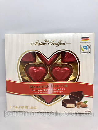 Цукерки Marzipan Herzen Maitre Truffout 110 г Австрія