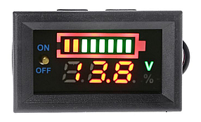 Вольтметр/тестер автомобільного акумулятора