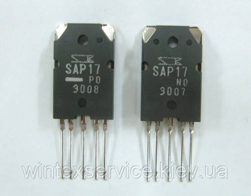 Транзисторна пара SAP17N +SAP17P