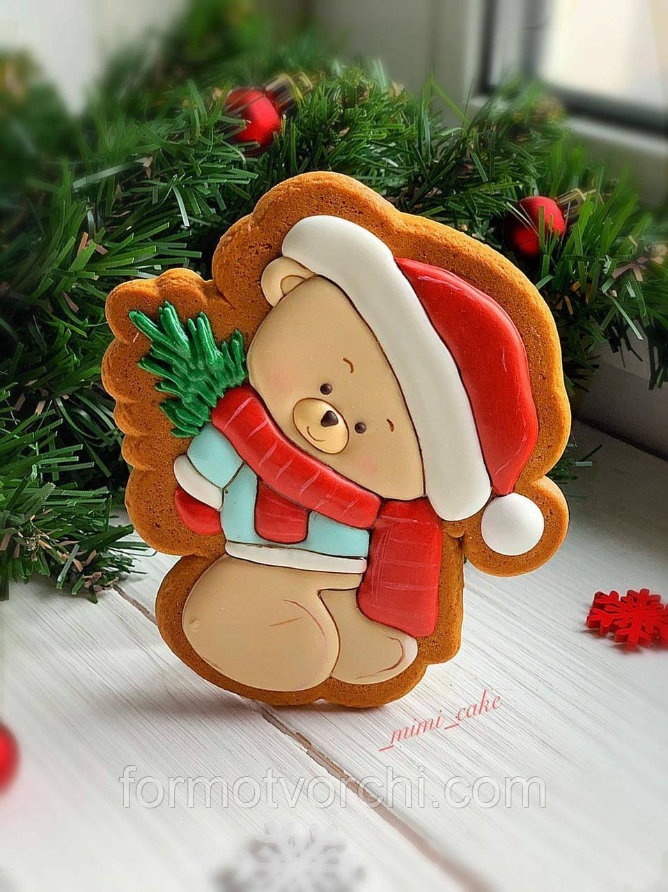 3D формочки-вирубки для пряників "Ведмедик 50"