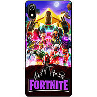 Силіконовий бампер чохол для Xiaomi Redmi 7a з малюнком Fortnite Фортнайт