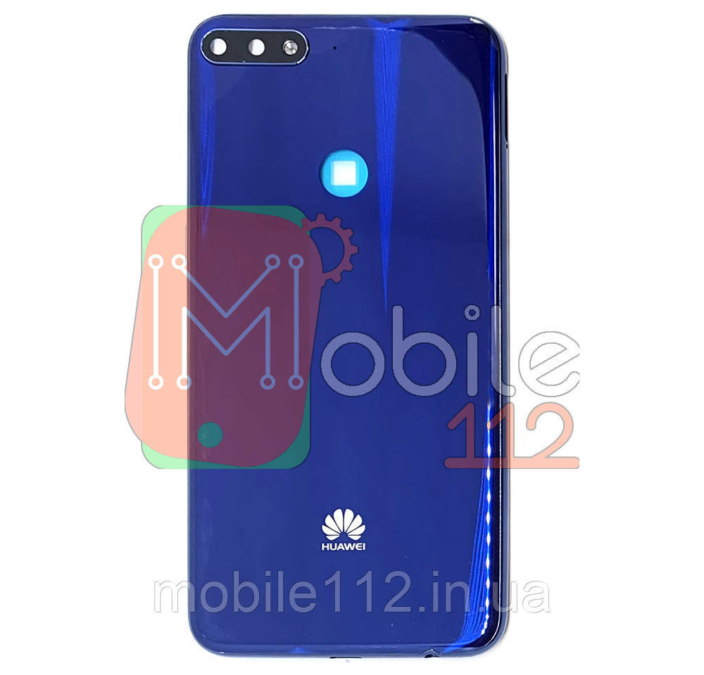 Задняя крышка Huawei Y7 2018, LDN-L01, LDN-LX3 синяя