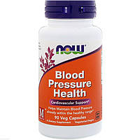 Now Foods, Blood Pressure Health (90 капс.), для нормализации давления