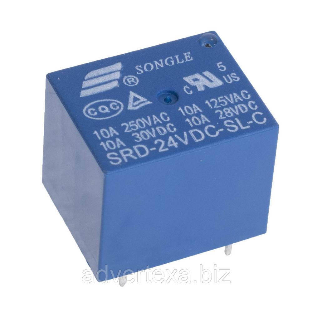 Реле SRD-24VDC-SL-C управління 24В навантаження 250В 10А