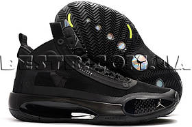 Баскетбольні кросівки Air Jordan 34 "Black Cat"