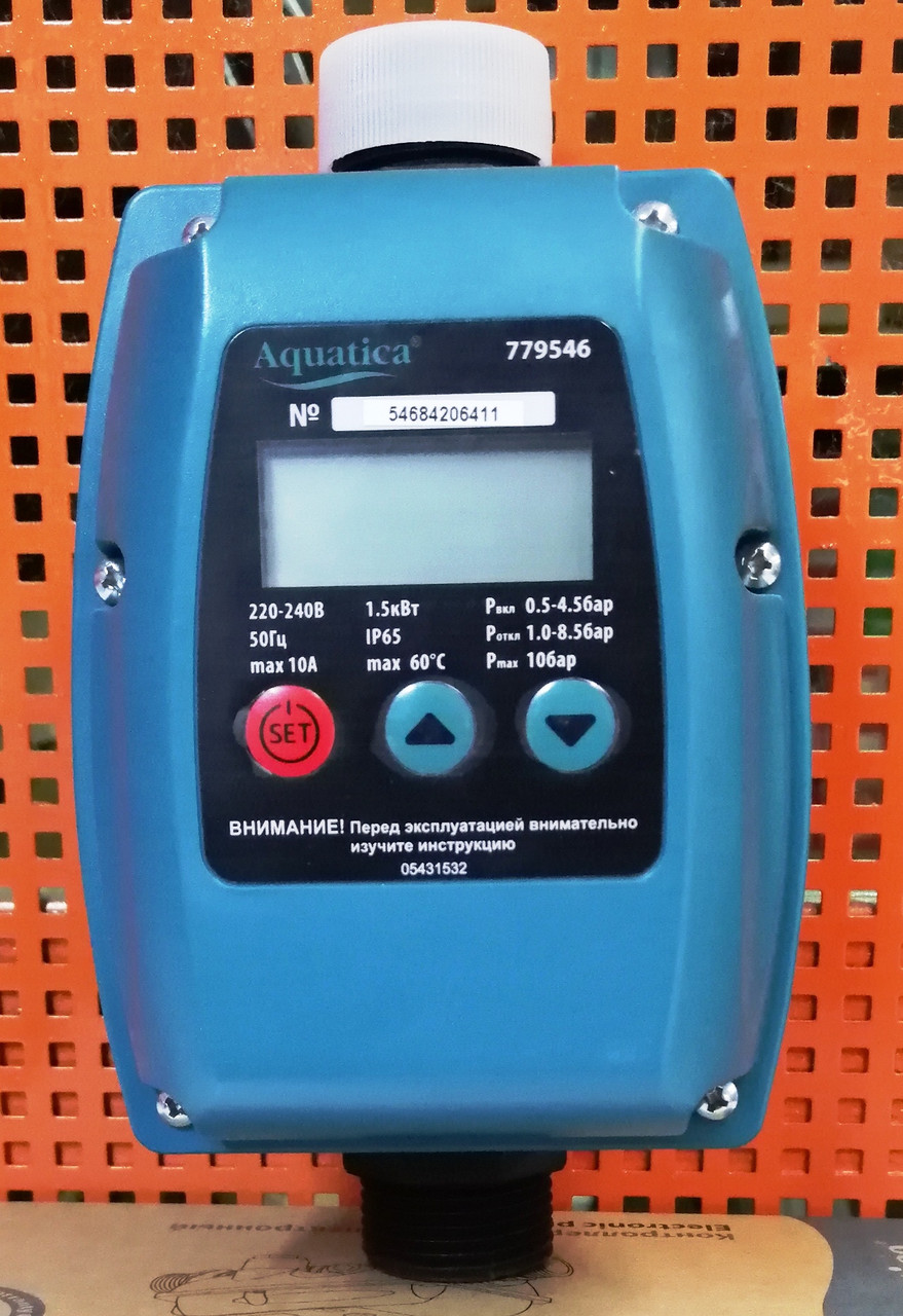 Електронна автоматика "Aquatica 779546" (1,1 кВт) контролер тиску