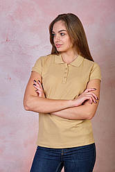Жіноча футболка-поло JHK POLO REGULAR LADY колір пісочний (SA)