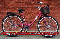 Велосипед АИСТ 28-245 (толстая рама) женский 28" с корзиной.