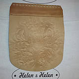 Клапан для рюкзака пісочного кольору "Чепаха", фото 2