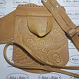 Клапан для рюкзака пісочного кольору "Чепаха", фото 4