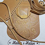 Клапан для рюкзака пісочного кольору "Чепаха", фото 5