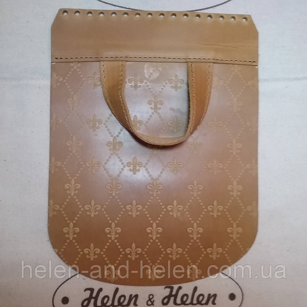 Клапан для рюкзака пісочного кольору "Лілії", фото 1