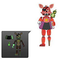 Шарнирная фигурка 5 ночей с Фредди «Светящиеся в темноте» Five Nights at Freddy's Rockstar Foxy