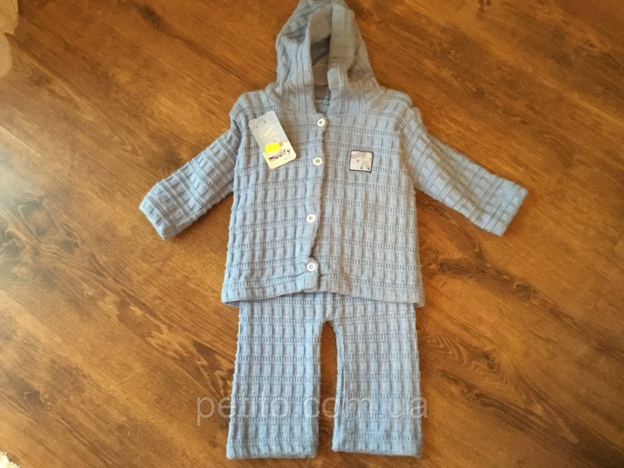 Дитячий костюм в сірому кольорі, фото 1