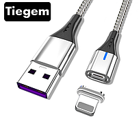 Магнітний кабель для заряджання USB - Lightning, зарядний шнур для iPhone (Айфон) TG7-S1