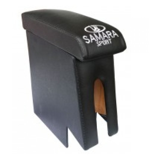 Підлокітник LADA 2108/2109/21099 чорний C ЛОГОТИПОМ mini, фото 1