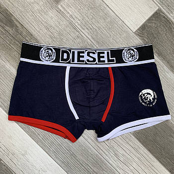 Труси чоловічі боксери бавовна Diesel, розмір L (48-50), темно-сині, 05811