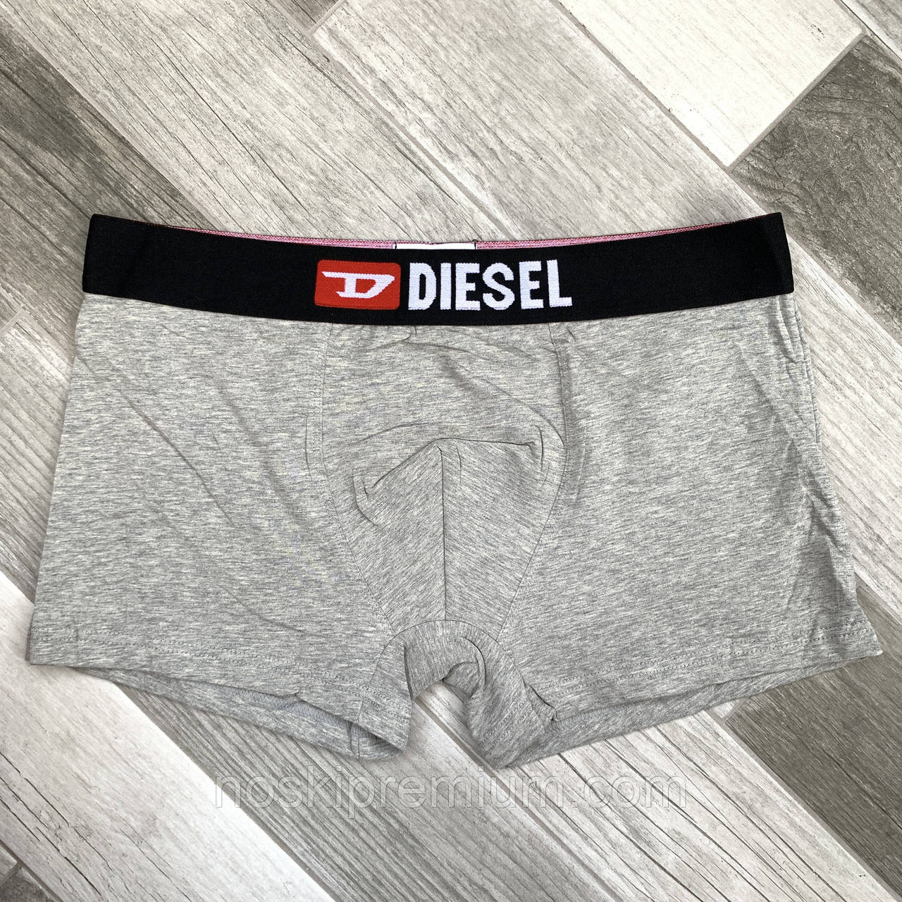 Трусы мужские боксеры хлопок Diesel, размер 2XL (52-54), светло-серые ...