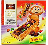 Печенье Caramel Schoko-Riegel Feiny Biscuits 162 г Австрия.