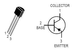 Транзистор BC557 50V 0.2A pnp
