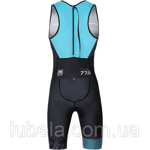 Трико (L) Santini Sleek 775 Trisuit SL azzurro мужское тренировочное - фото 3 - id-p1110831592