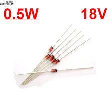 Стабілітрон BZX55C18V 1/2 Вт DO-35 0,5 Вт, фото 1